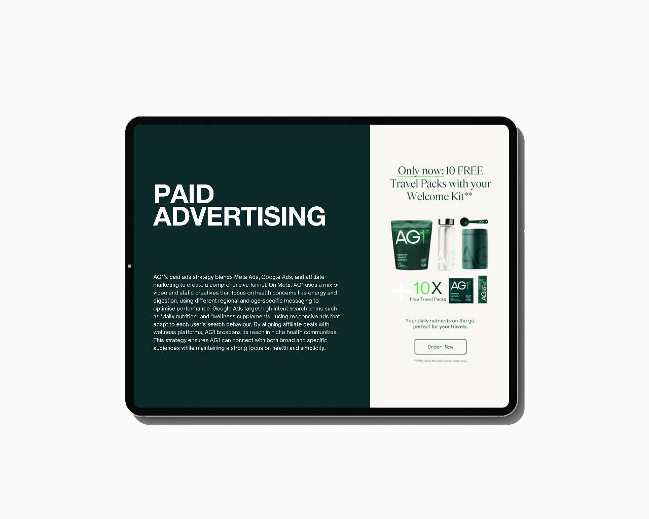 AG1 MARKETING FUNNEL & PLAYBOOK