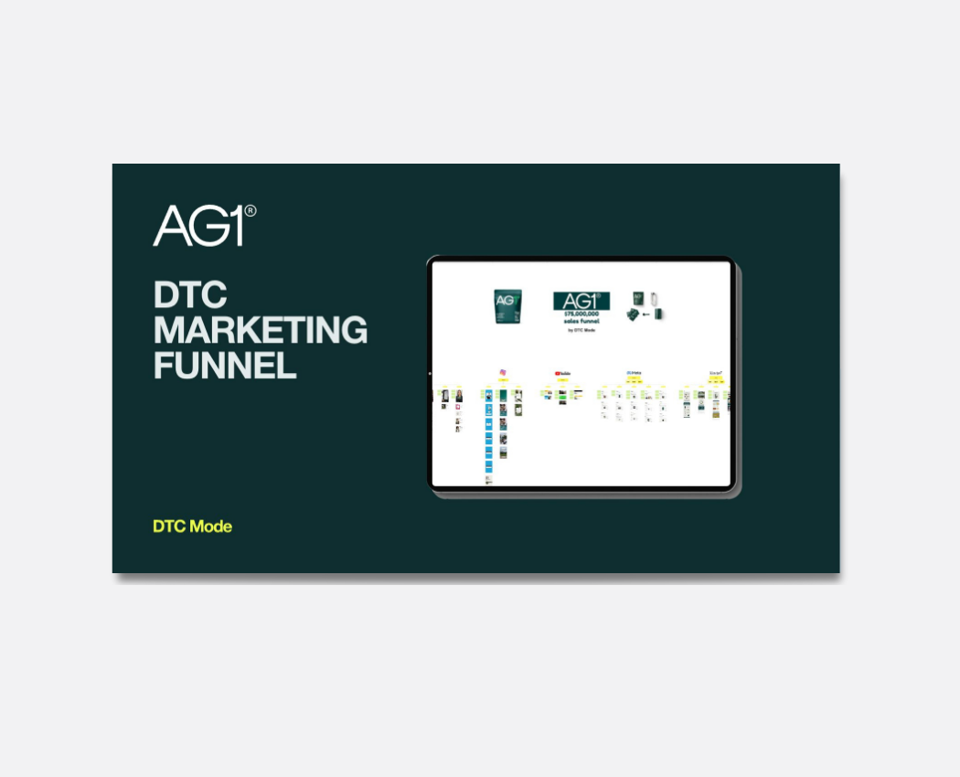 AG1 Funnel & Creative Strategy Breakdown Map