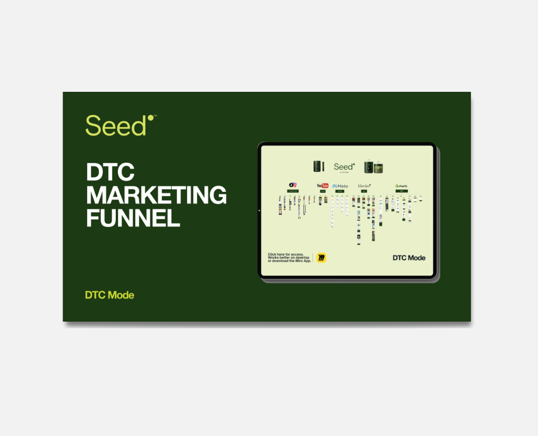 Seed Funnel & Creative Strategy Breakdown Map