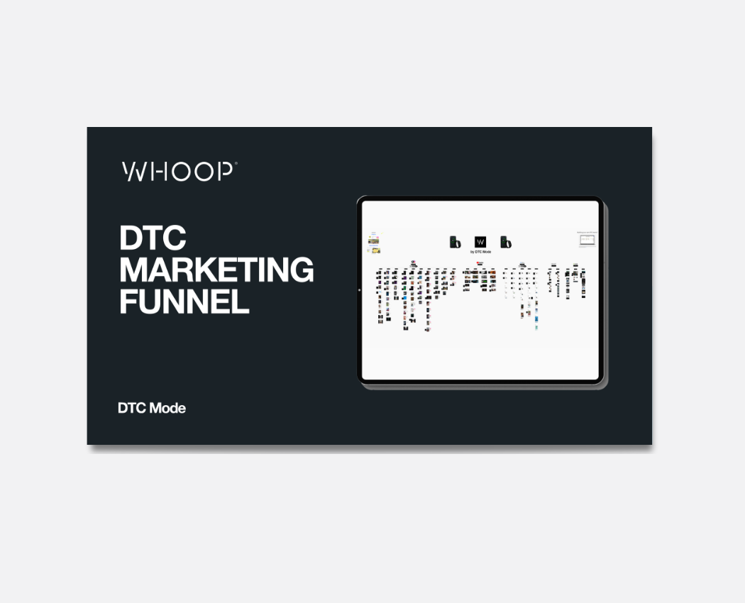 Whoop Funnel & Creative Strategy Breakdown Map