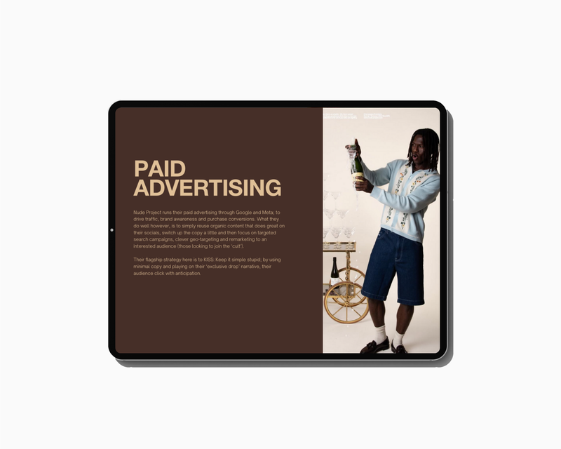 NUDE PROJECT MARKETING FUNNEL & PLAYBOOK