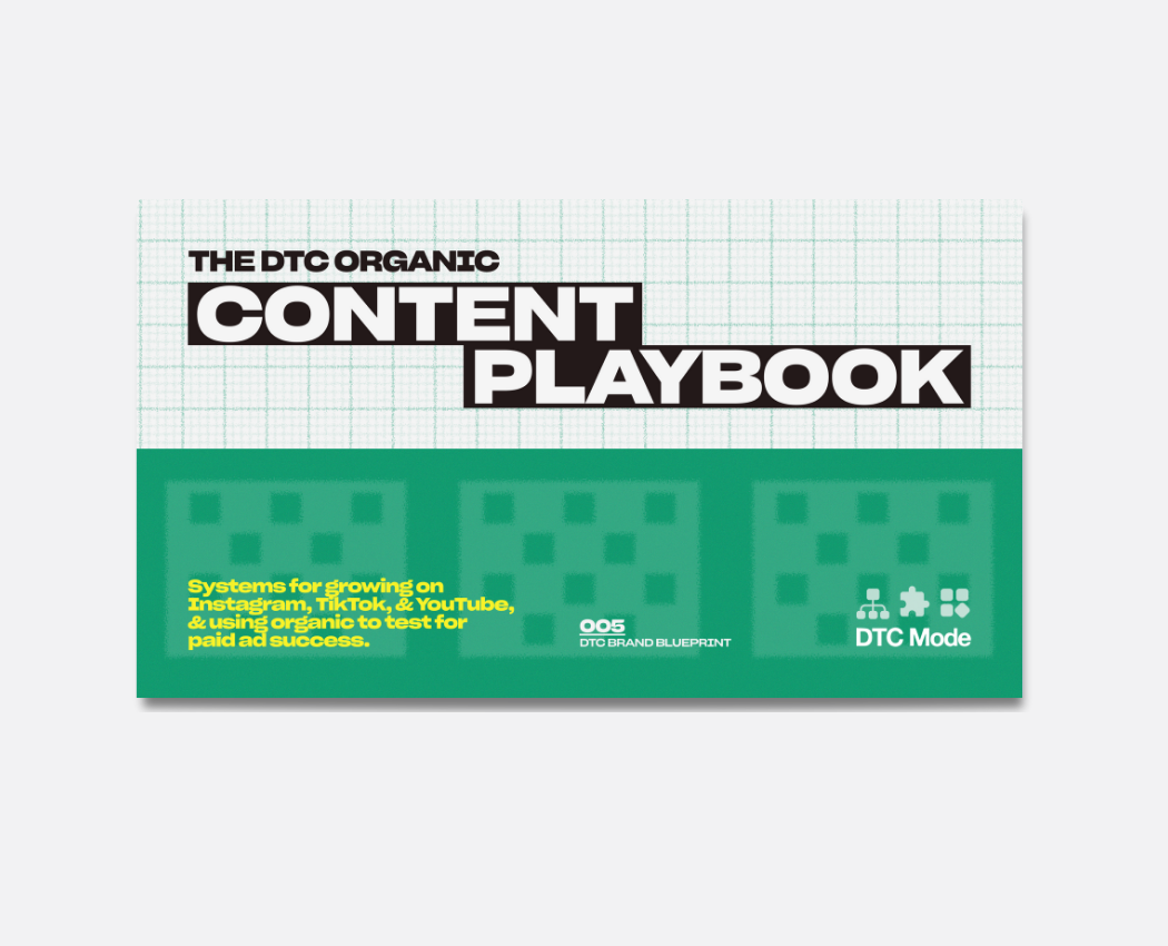 The DTC Organic Content Playbook