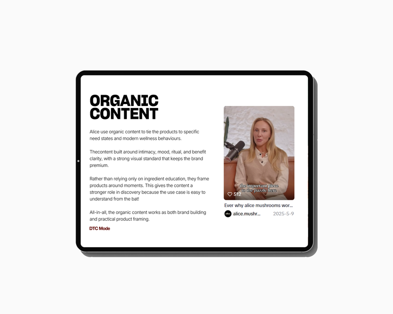 Alice Mushrooms MARKETING FUNNEL & PLAYBOOK