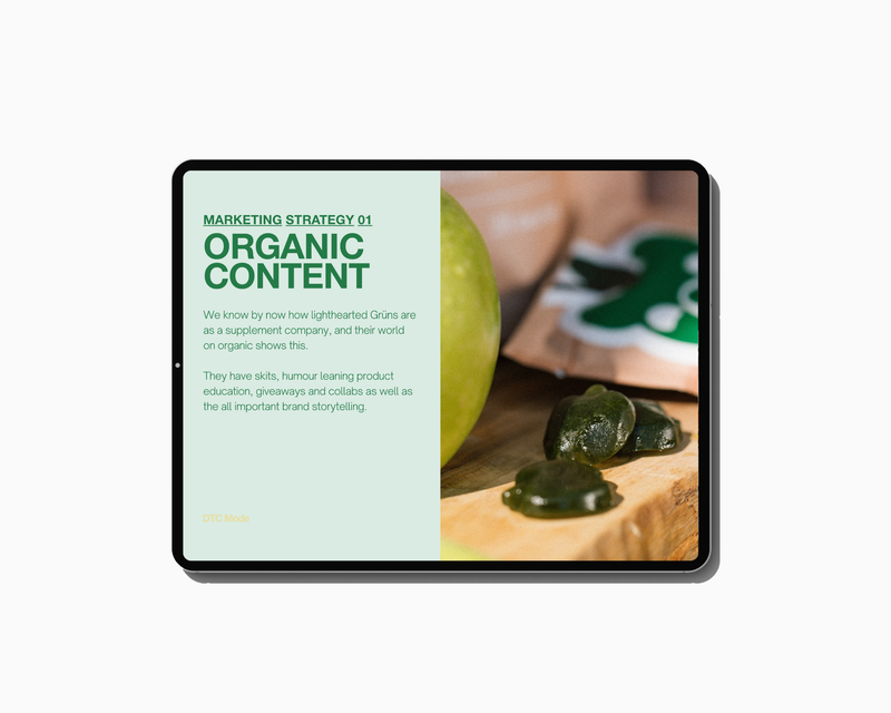 Grüns MARKETING FUNNEL & PLAYBOOK