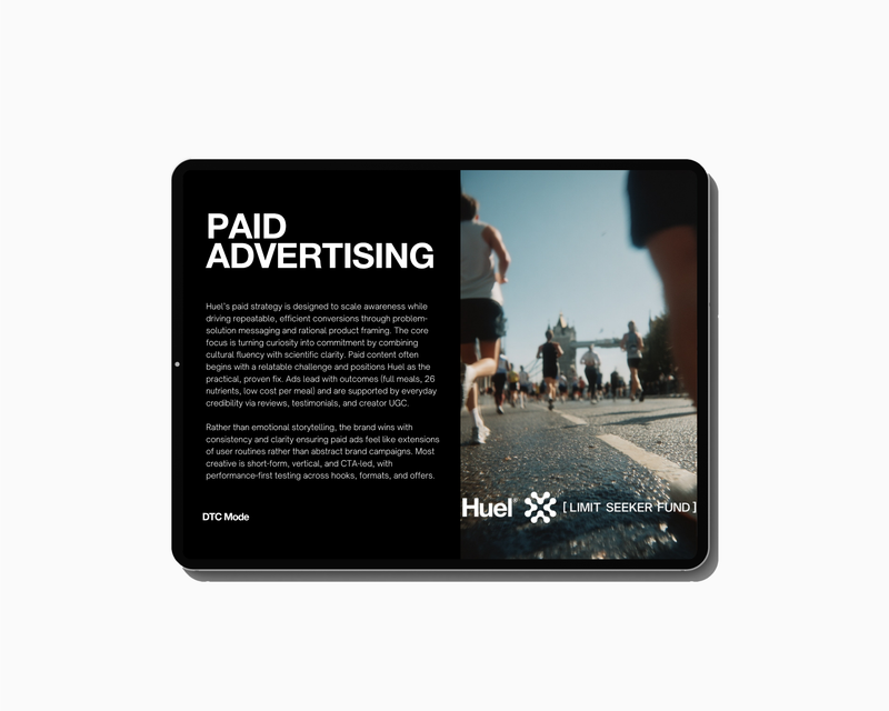 HUEL MARKETING FUNNEL & PLAYBOOK