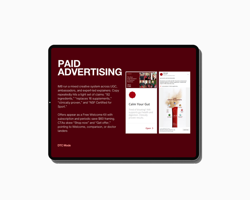 IM8 HEALTH MARKETING FUNNEL & PLAYBOOK