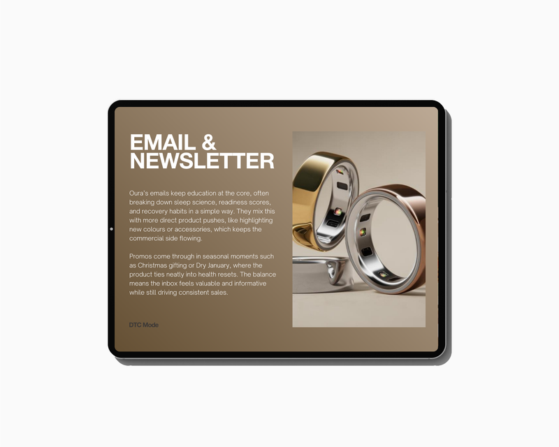 OURA MARKETING FUNNEL & PLAYBOOK