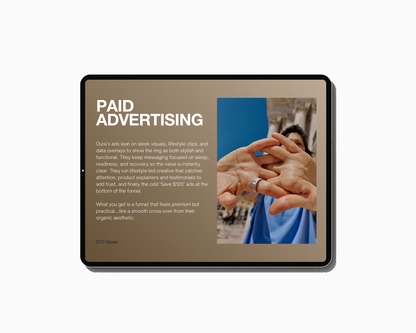 OURA MARKETING FUNNEL & PLAYBOOK