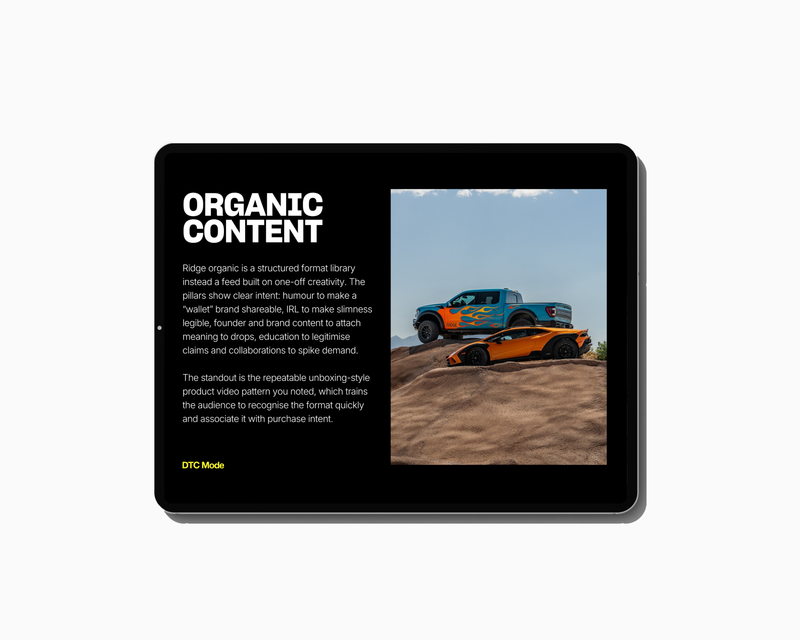 RIDGE MARKETING FUNNEL & PLAYBOOK