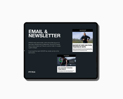 WHOOP PLAYBOOK & FUNNEL