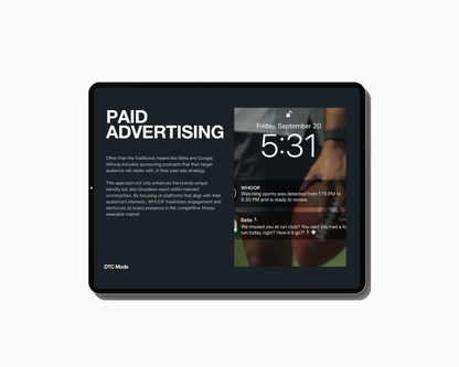 WHOOP PLAYBOOK & FUNNEL