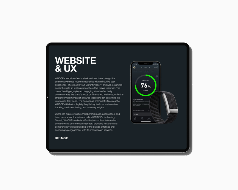 WHOOP PLAYBOOK & FUNNEL