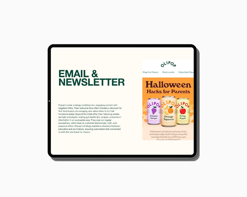 OLIPOP MARKETING FUNNEL & PLAYBOOK